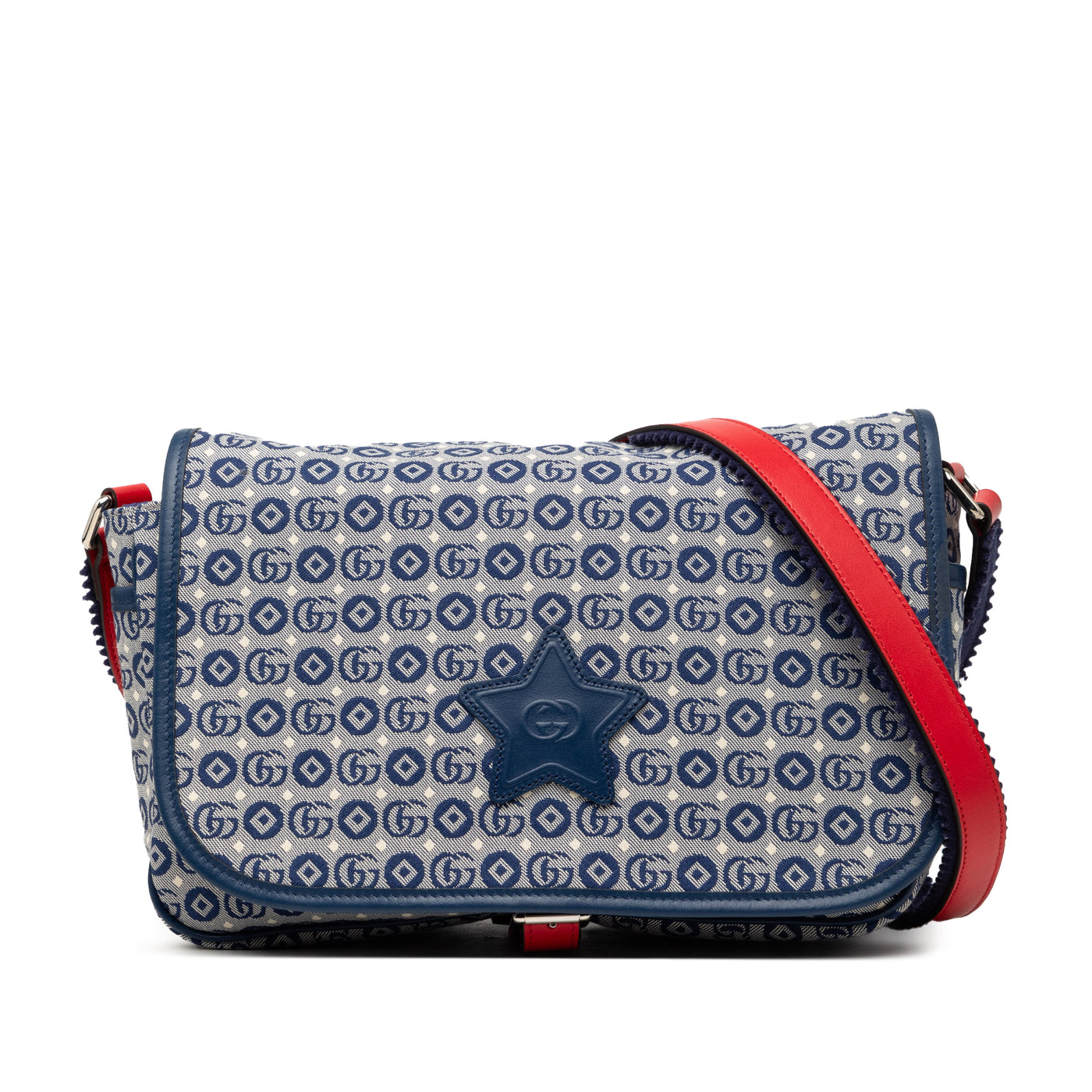 Kids GG Canvas Star Messenger Bag - Image 1