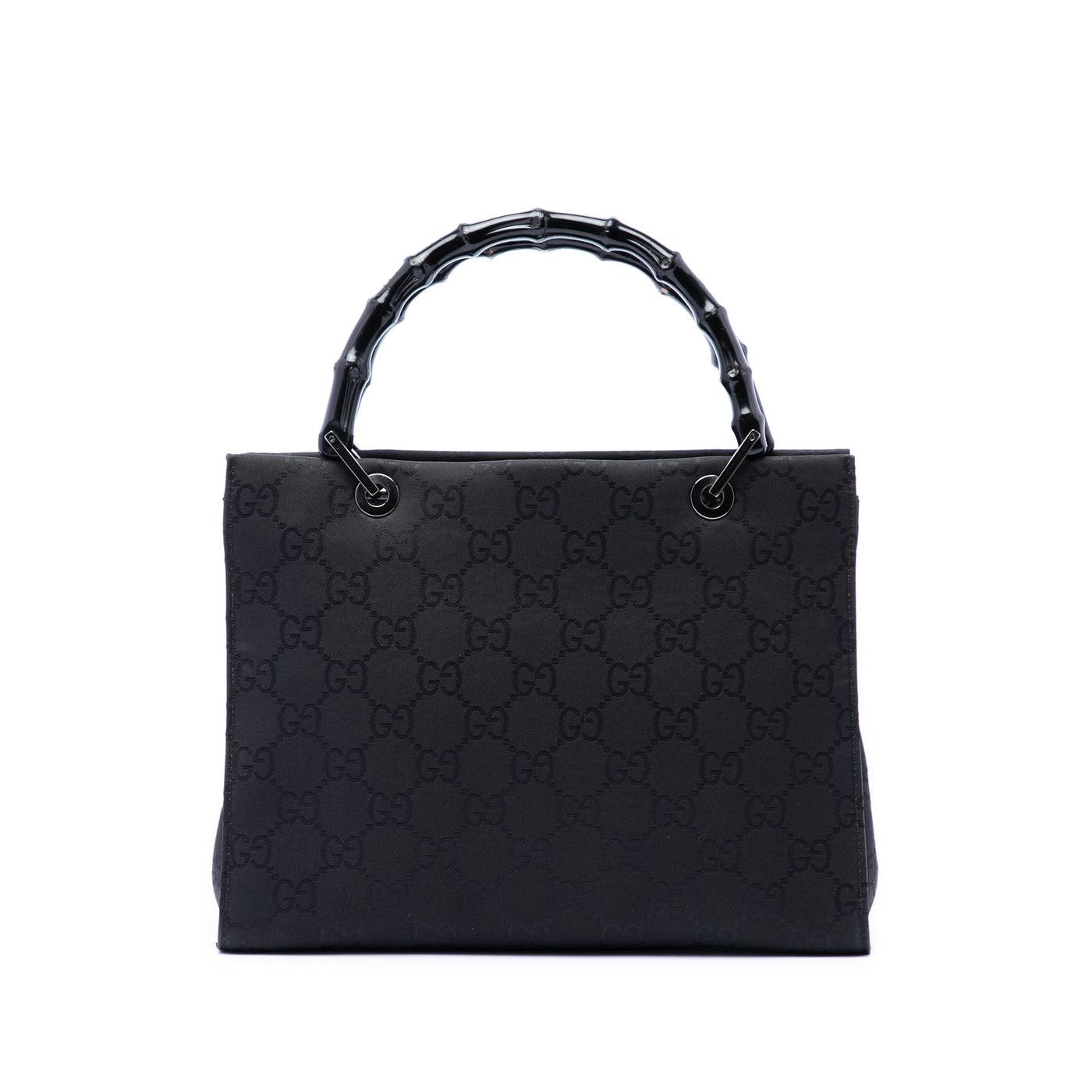 GG Nylon Bamboo Satchel - Image 1