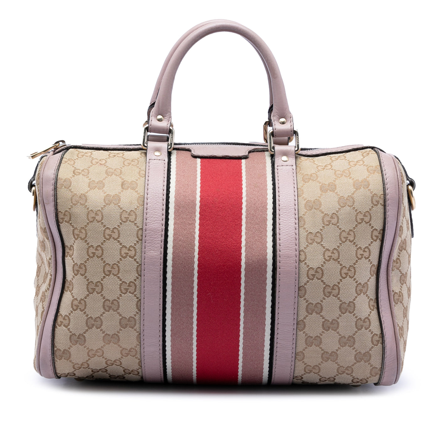 Medium GG Canvas Web Joy Boston Bag - Image 1