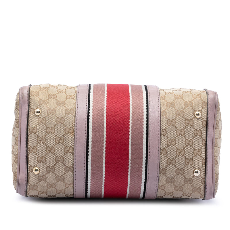 Medium GG Canvas Web Joy Boston Bag - Image 3