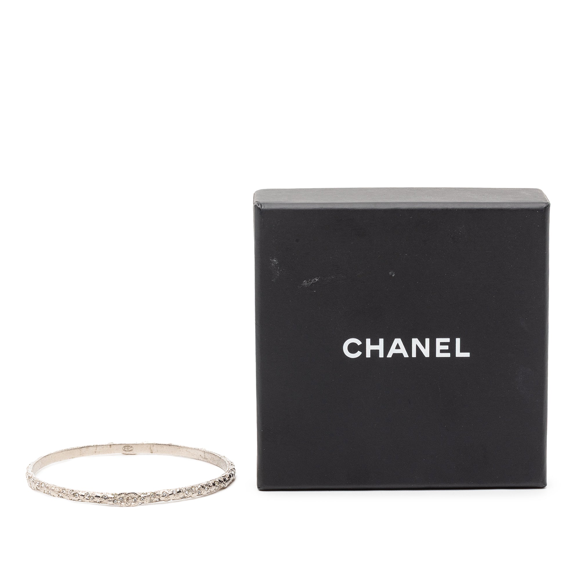 CC Silver Plated Strass Bangle - Image 5