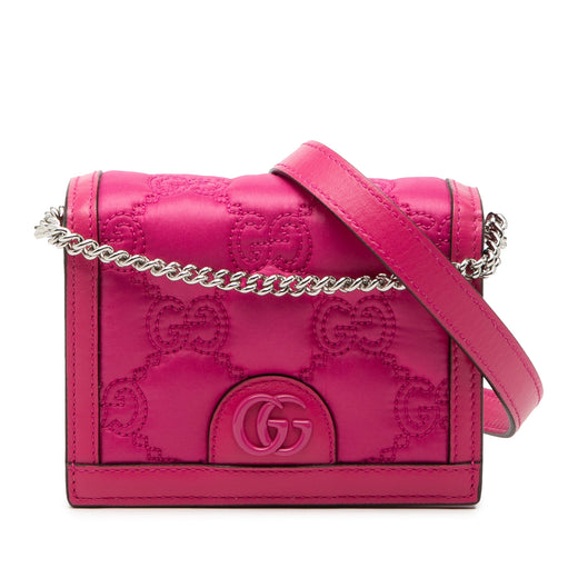 Mini GG Embossed Leather Satchel - Image 1