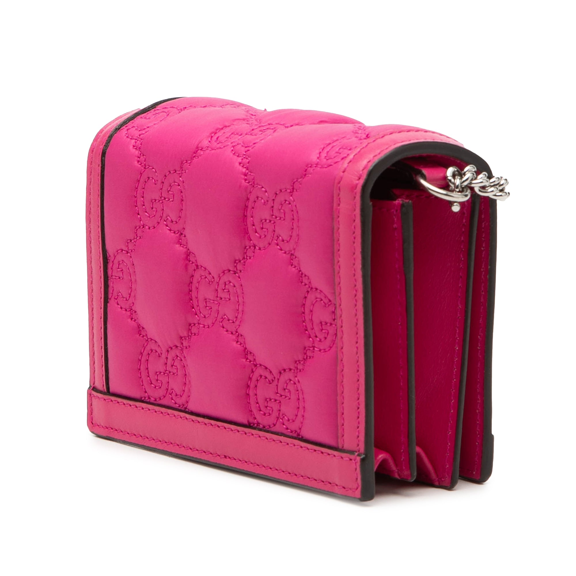 Mini GG Embossed Leather Satchel - Image 2