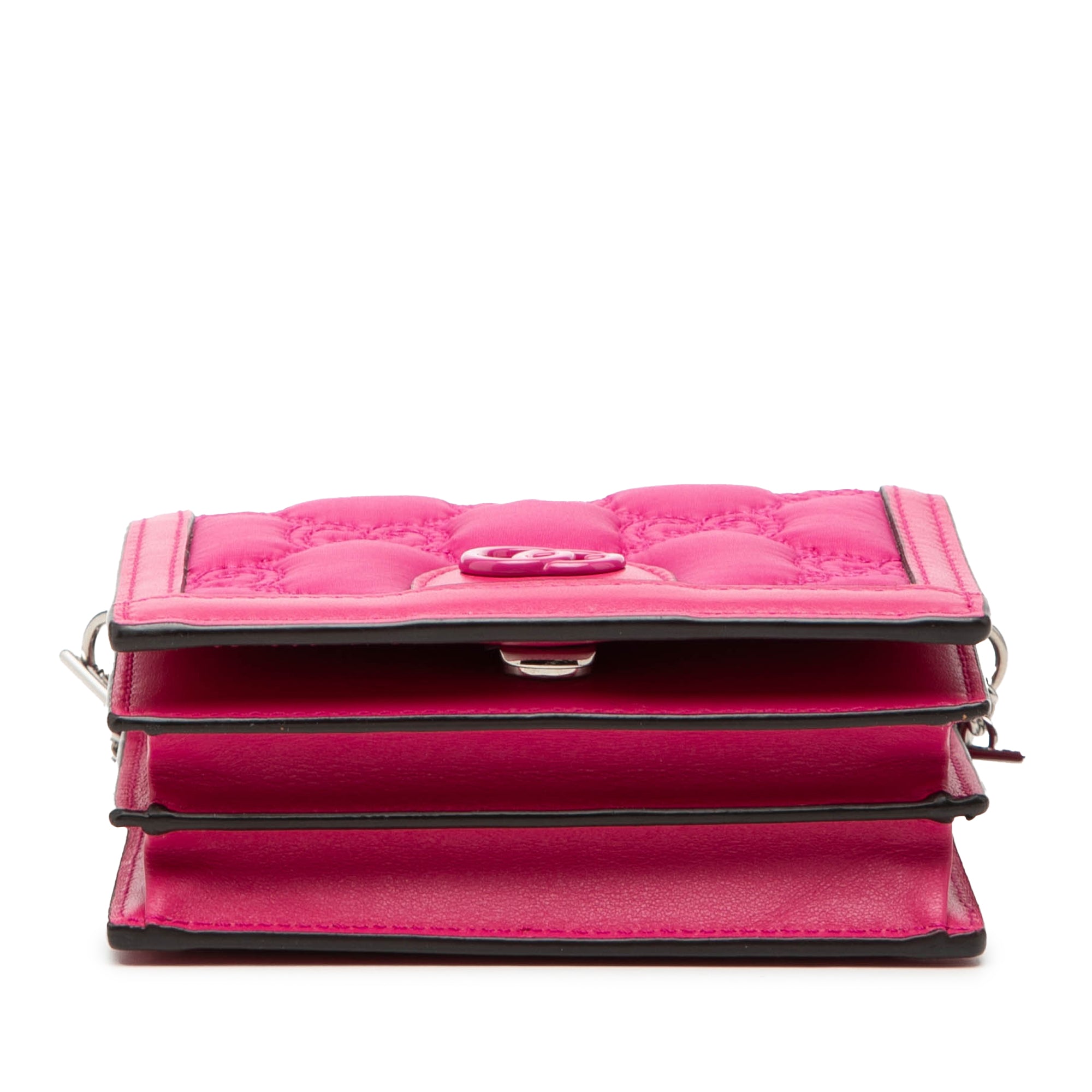 Mini GG Embossed Leather Satchel - Image 3