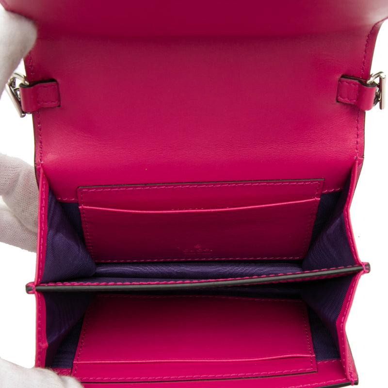 Mini GG Embossed Leather Satchel - Image 4