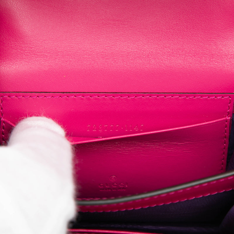 Mini GG Embossed Leather Satchel - Image 6