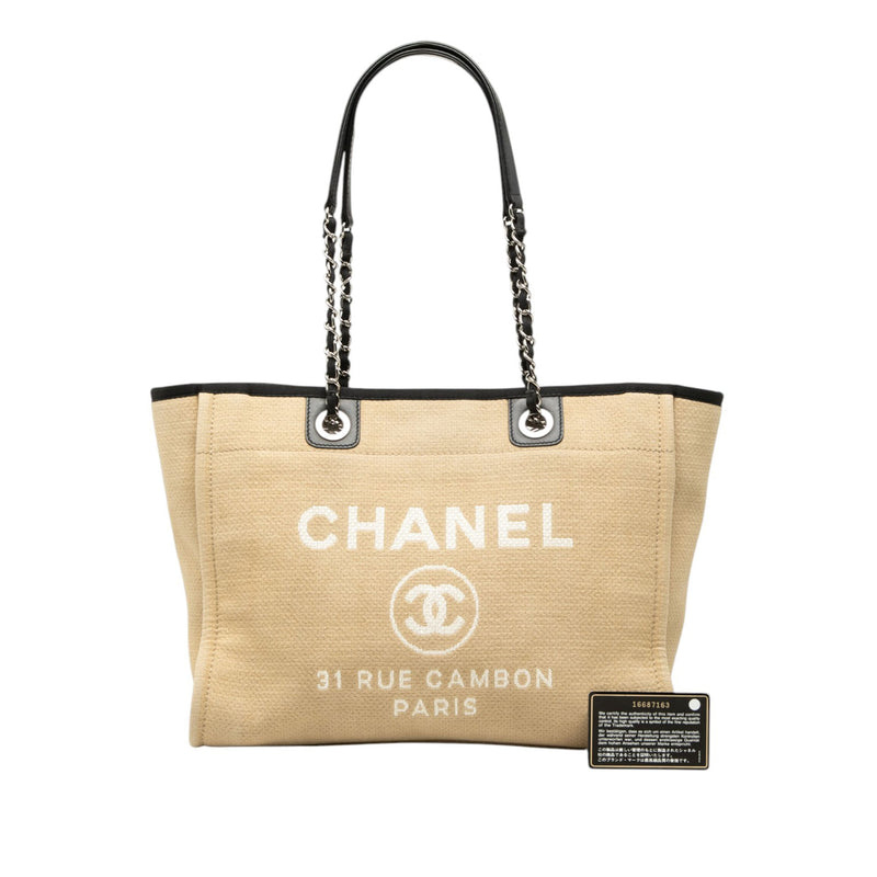 Small Canvas Deauville Tote - Image 8