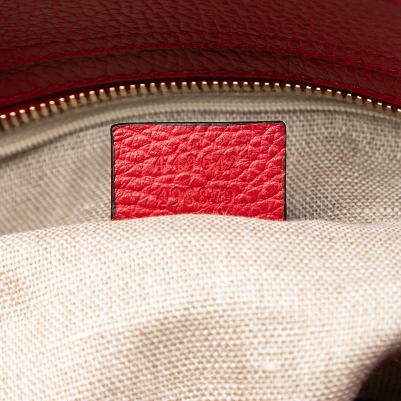 Leather Bamboo Tassel Satchel - Image 5