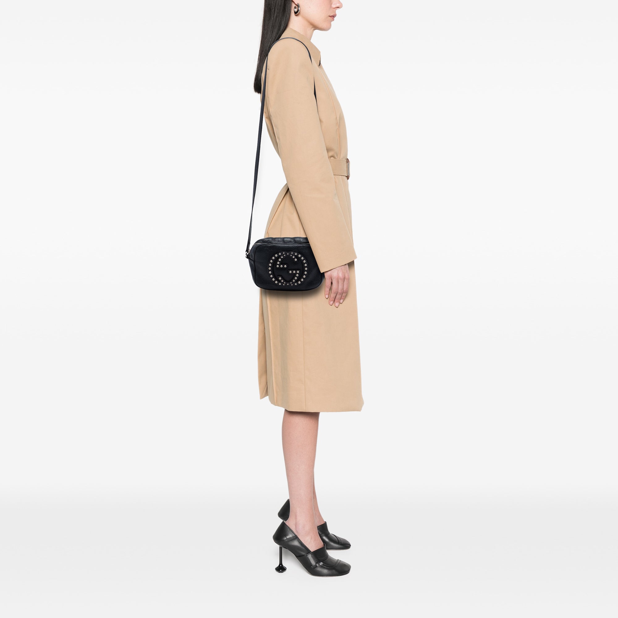 Studded Calfskin Soho Disco Crossbody - Image 6