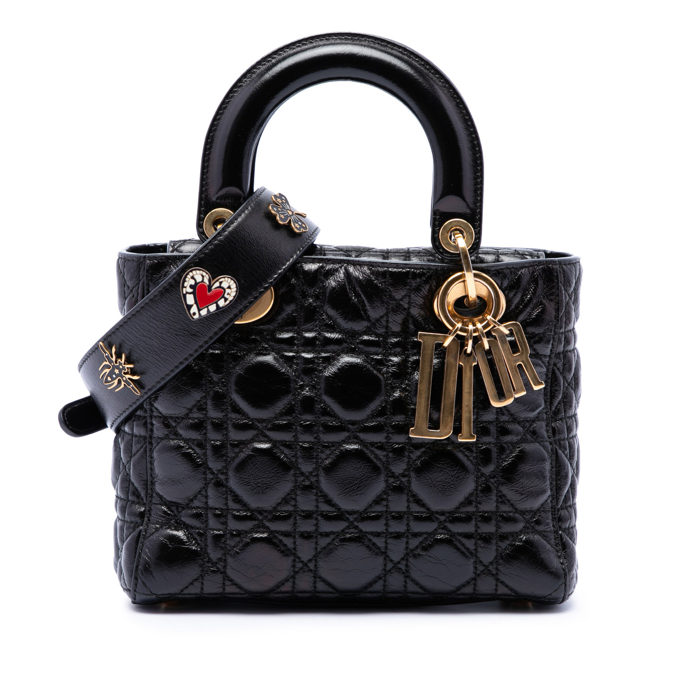 Small Crinkled Patent Cannage My ABCDior Lady Dior - Image 1