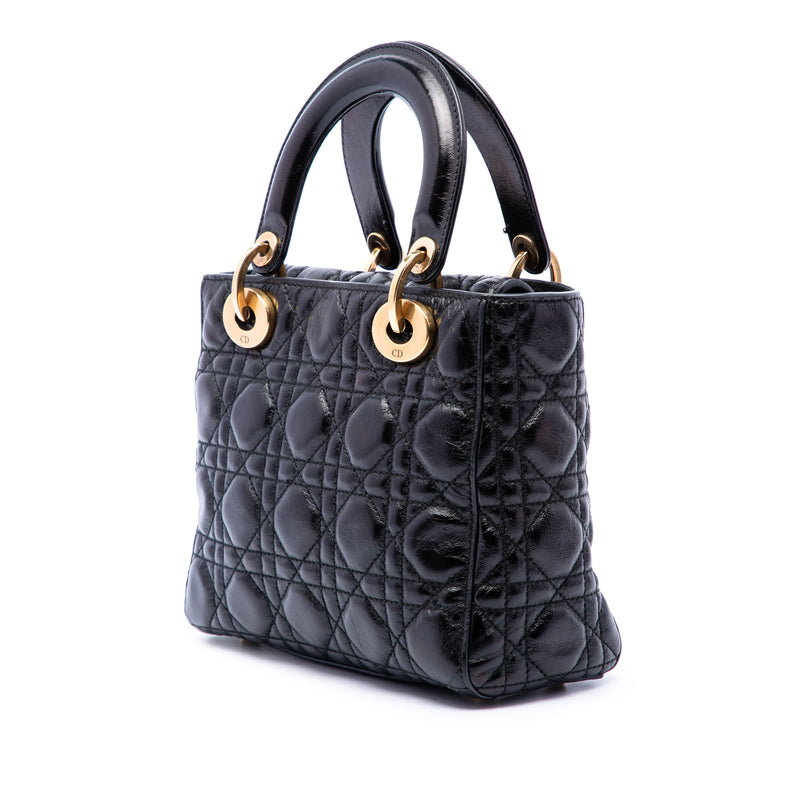 Small Crinkled Patent Cannage My ABCDior Lady Dior - Image 2