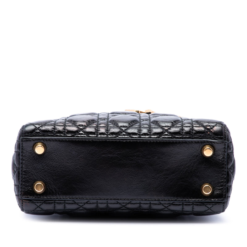 Small Crinkled Patent Cannage My ABCDior Lady Dior - Image 3