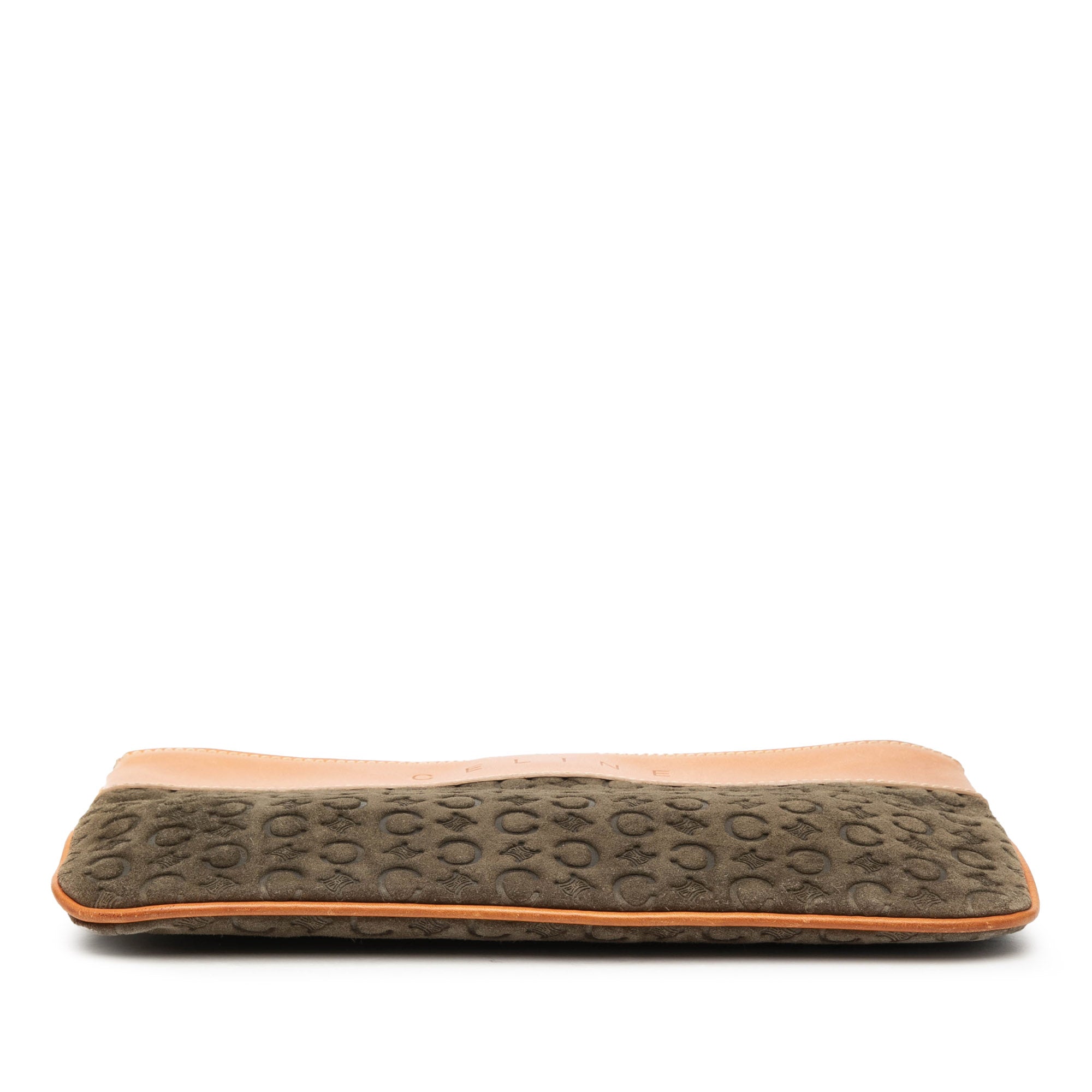 C Macadam Suede Clutch On Chain - Image 3