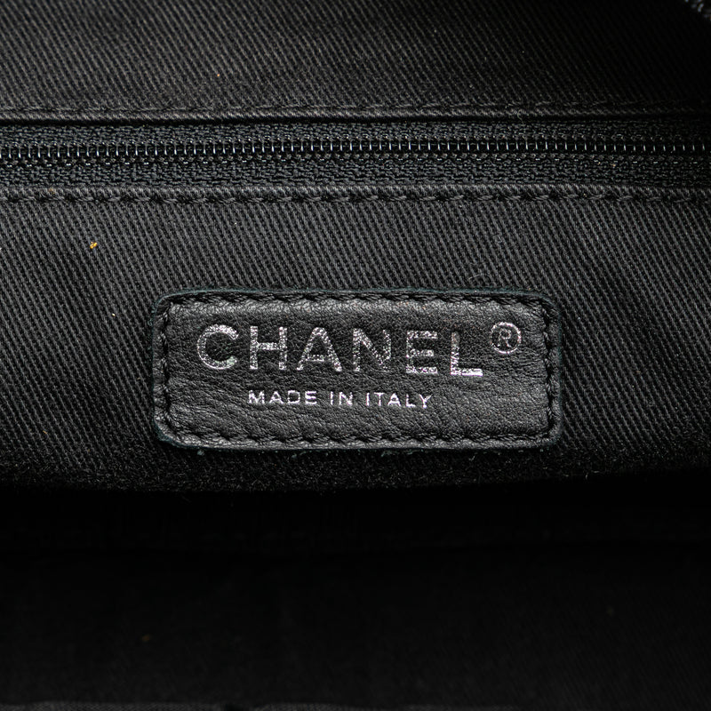 Paris New York Quilted Nylon Duffle Handbag - Image 5