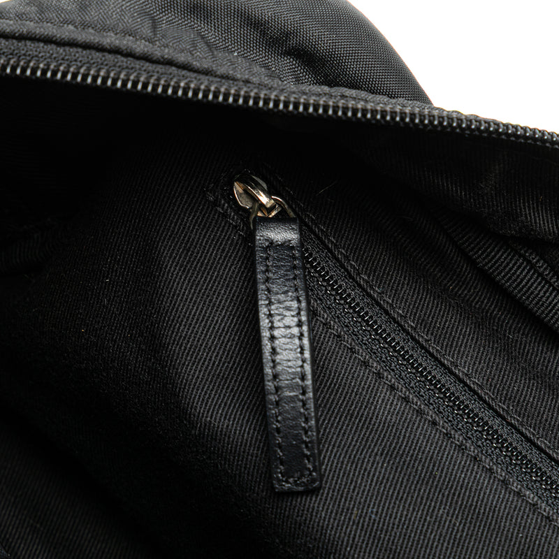 Paris New York Quilted Nylon Duffle Handbag - Image 7