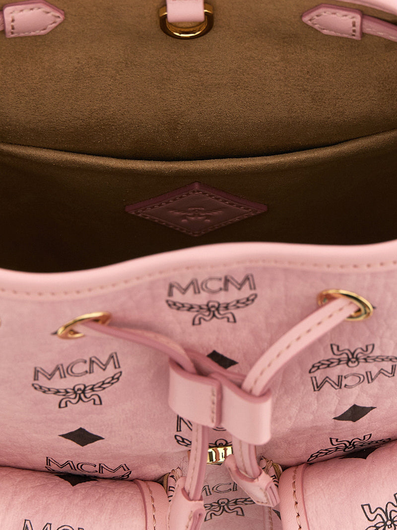 Mcm Aren Backpack — Pink