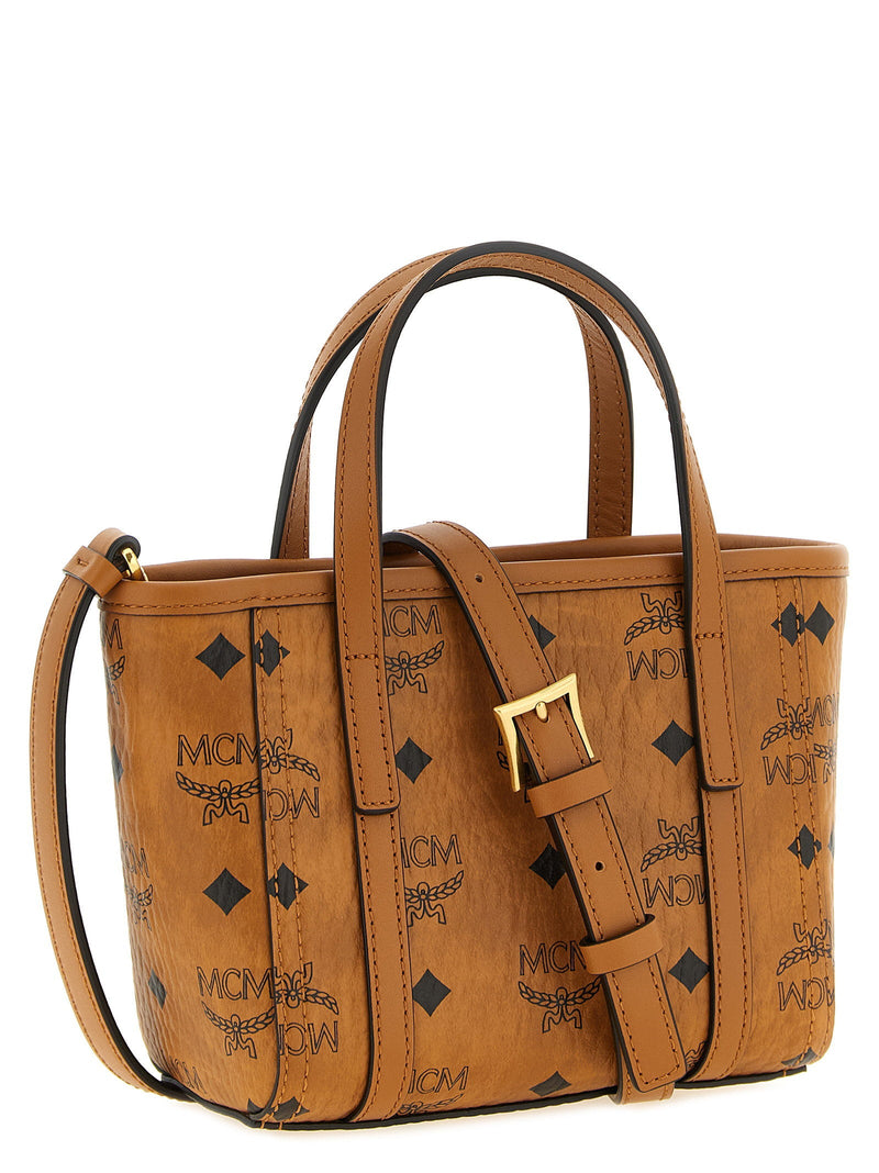 Mcm Top Handle Bag — Brown