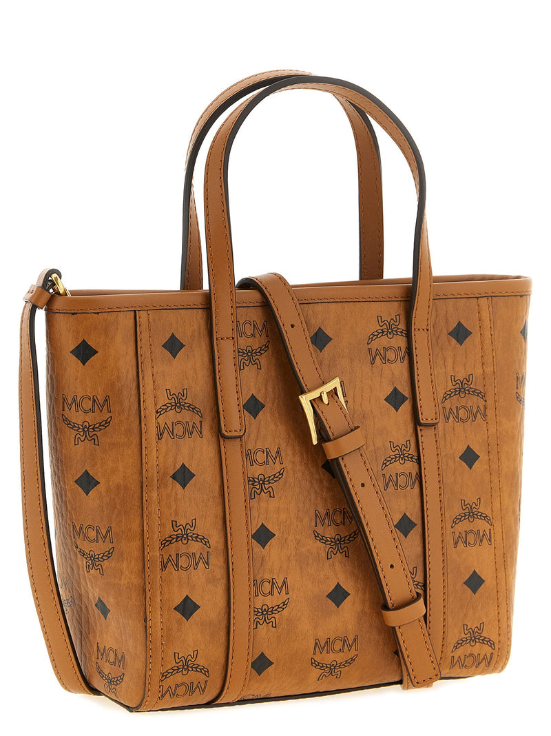 Mcm Toni Top Handle Bag — Tan