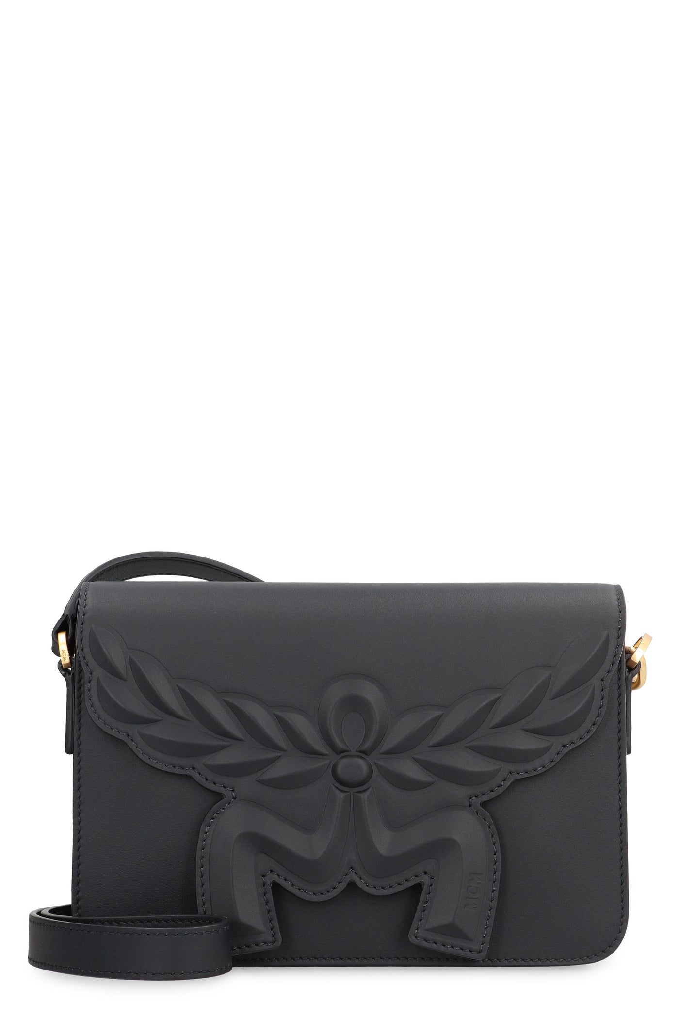 Mcm Himmel Crossbody Bag — Black Calfskin