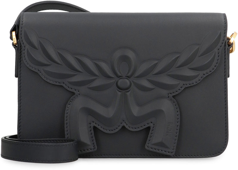 Mcm Himmel Crossbody Bag — Black Calfskin
