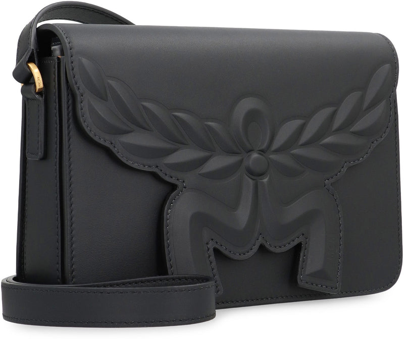 Mcm Himmel Crossbody Bag — Black Calfskin