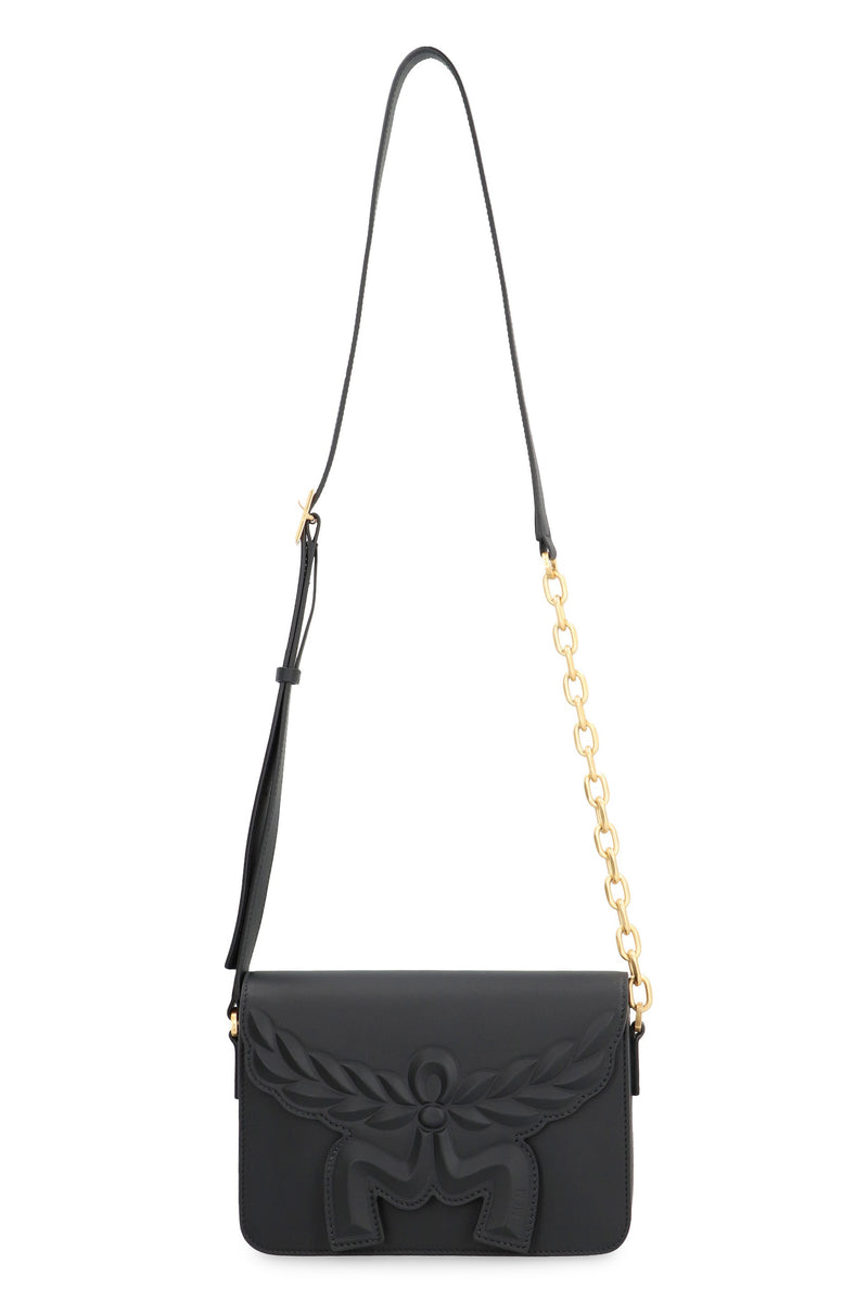 Mcm Himmel Crossbody Bag — Black Calfskin