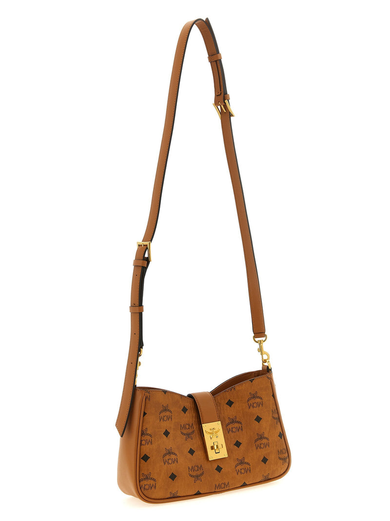 Mcm Tracy Shoulder Bag — Brown