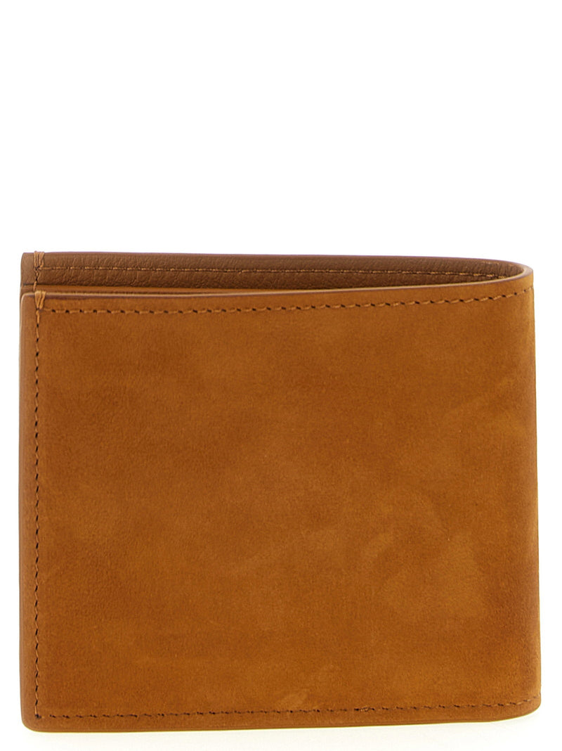 Brunello Cucinelli Nubuck Wallet — Camel