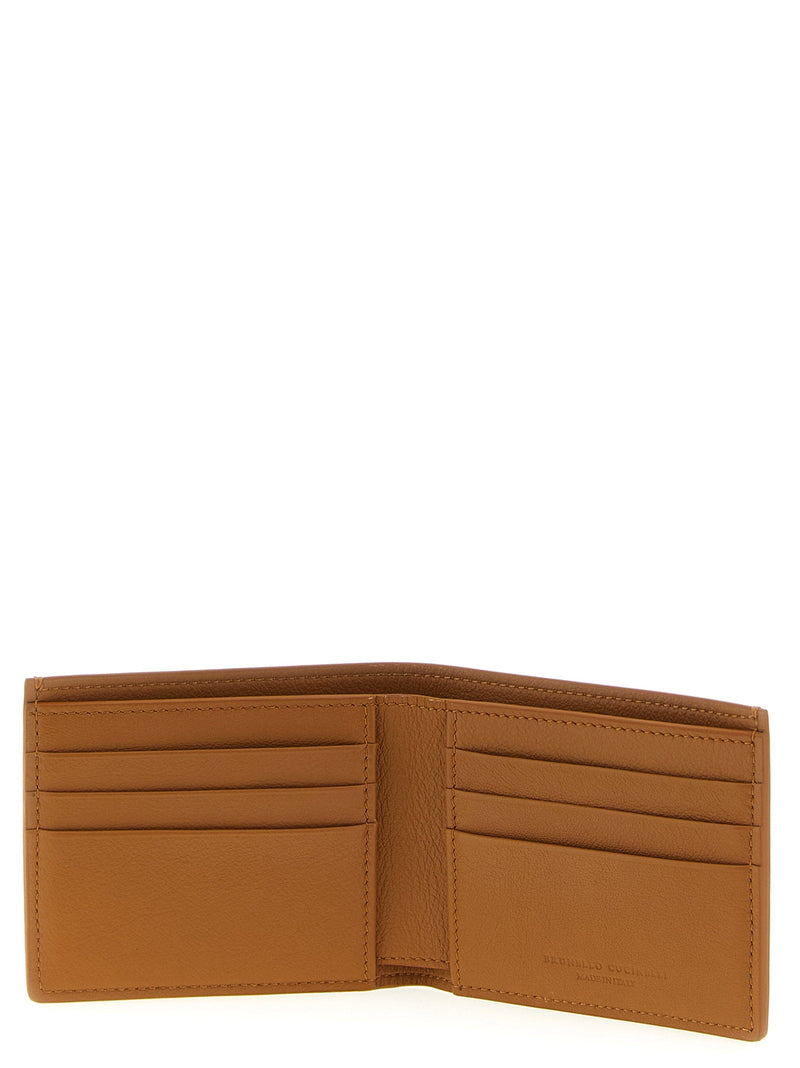 Brunello Cucinelli Nubuck Wallet — Camel