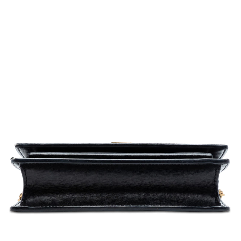 Medium Suede and Calfskin Monogram Sunset Top Handle Bag - Image 3