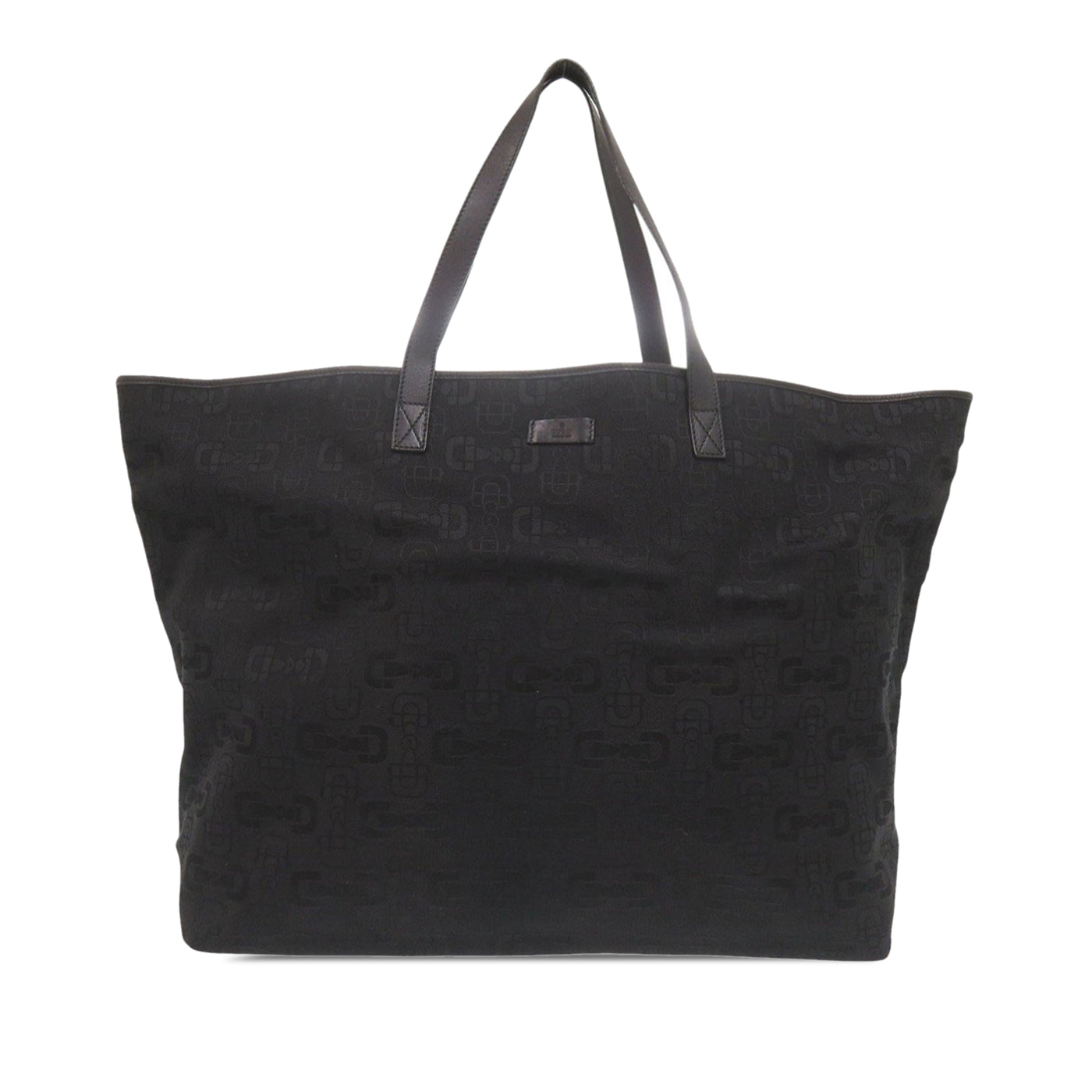 Large Horsebit Canvas Tote - Image 1