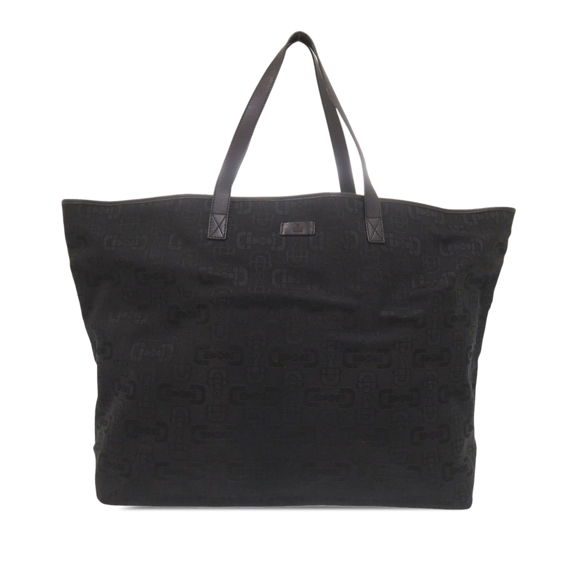 Large Horsebit Canvas Tote - Image 1