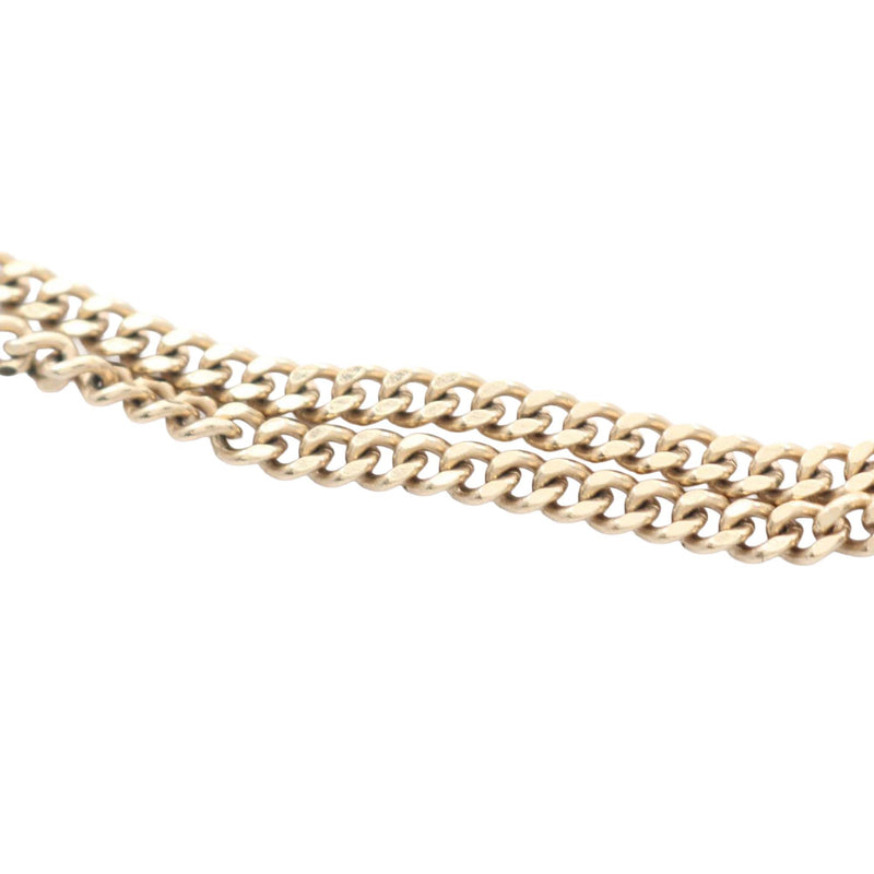 Gold Plated Faux Pearl CC Pendant Necklace - Image 6