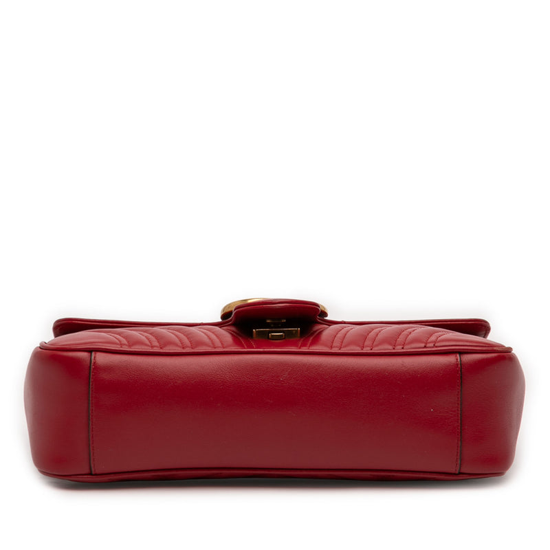 Medium GG Marmont Matelasse Calfskin Shoulder Bag - Image 3