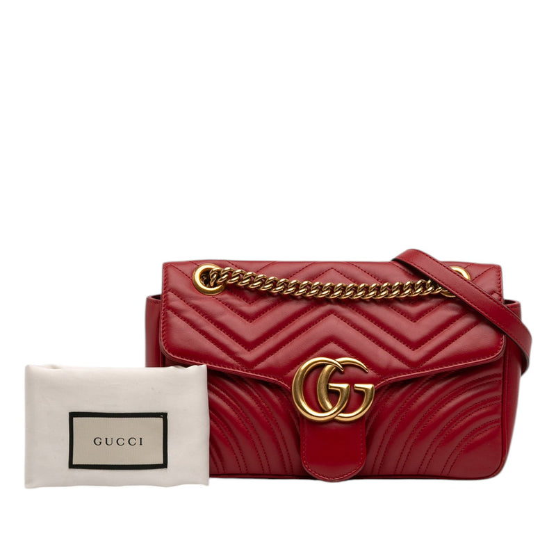 Medium GG Marmont Matelasse Calfskin Shoulder Bag - Image 7