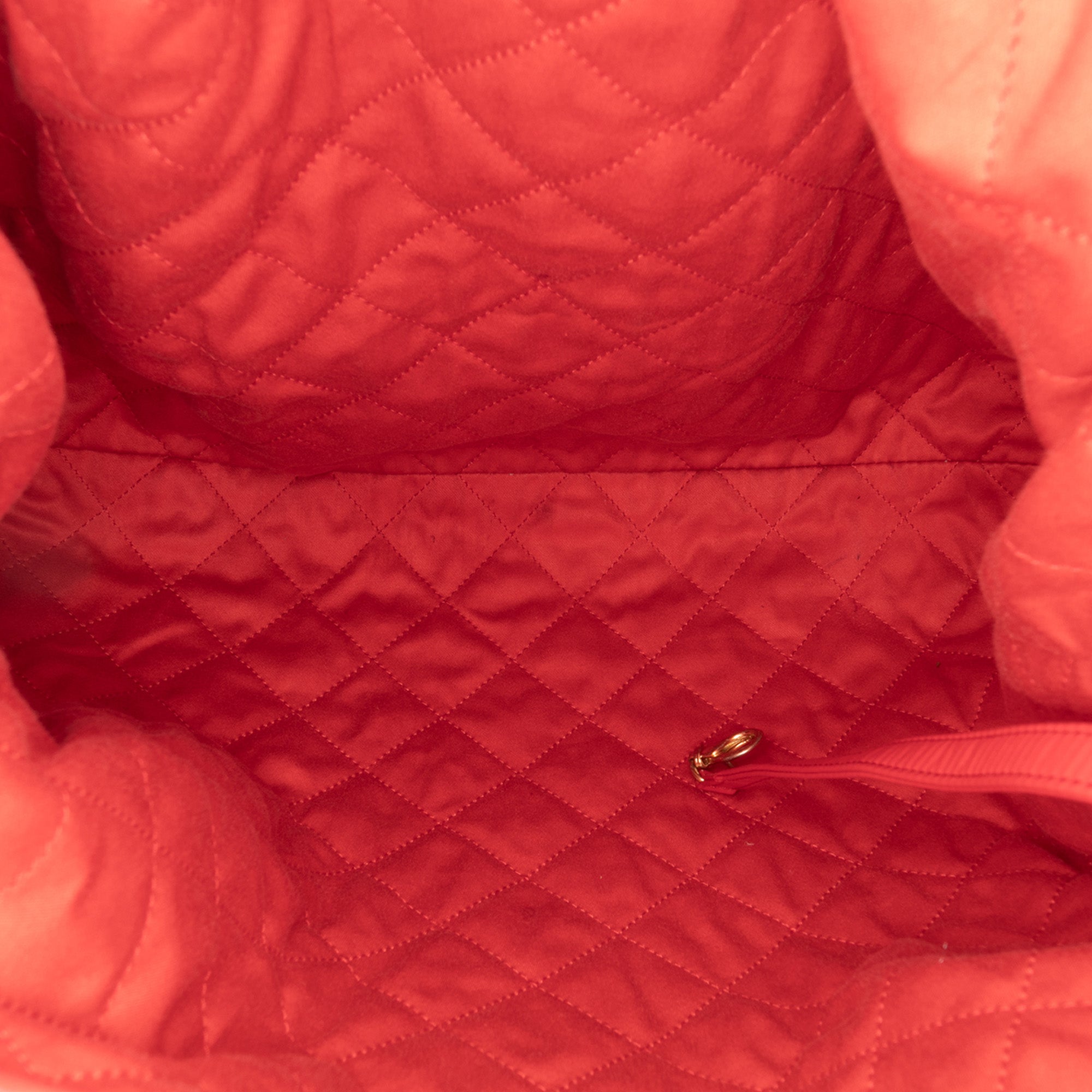 Large Shiny Quilted Calfskin 22 Backpack - Image 4