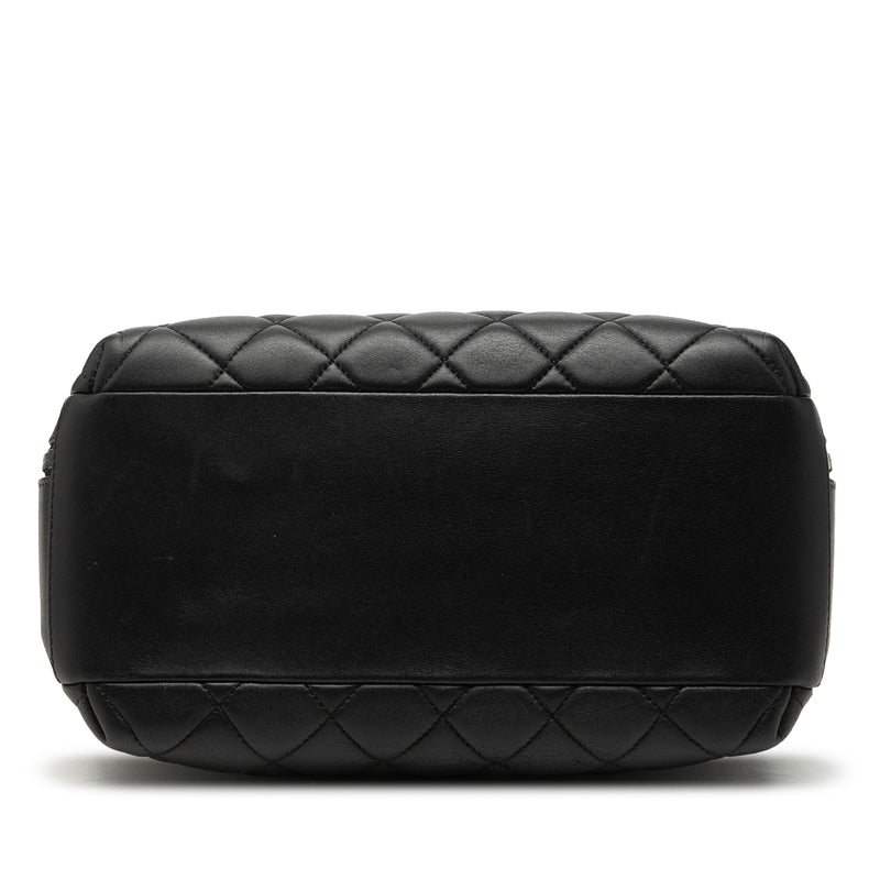 Medium Quilted Lambskin Trendy CC Bowling Bag - Image 3