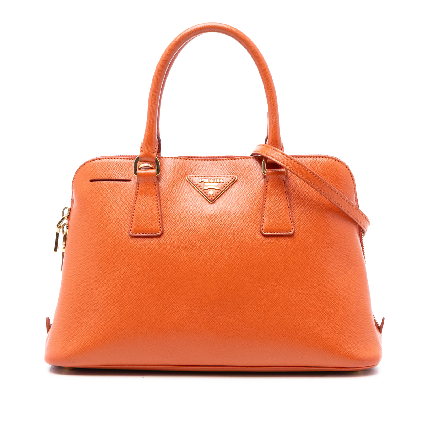 Medium Saffiano Lux Promenade Satchel - Image 1