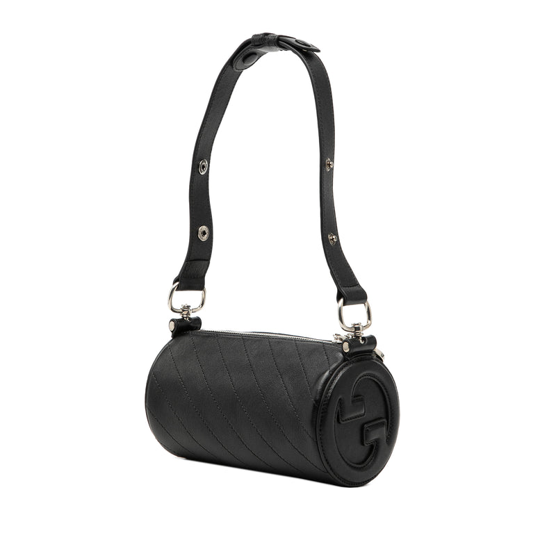 Mini Leather Blondie Barrel Shoulder Bag - Image 2