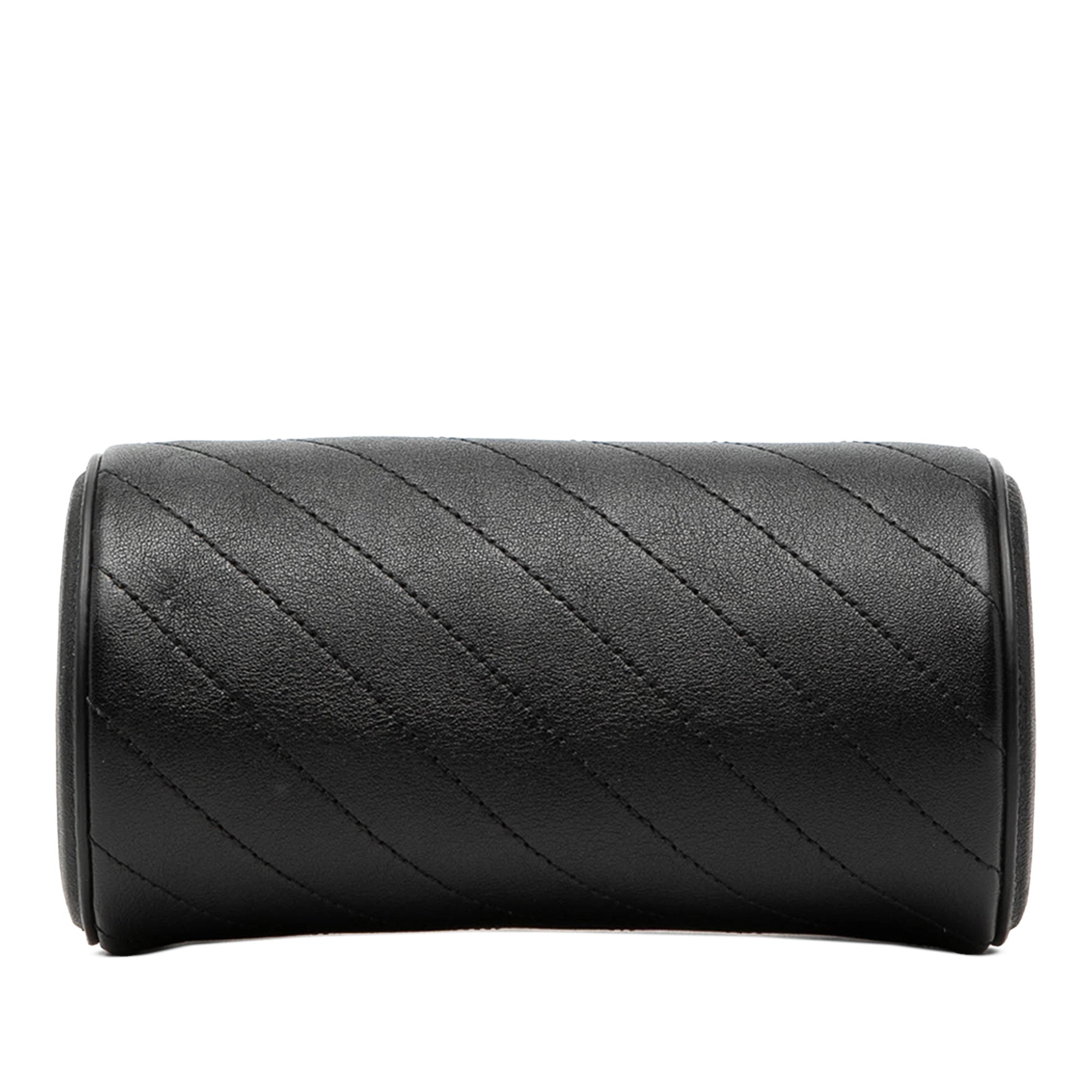 Mini Leather Blondie Barrel Shoulder Bag - Image 3