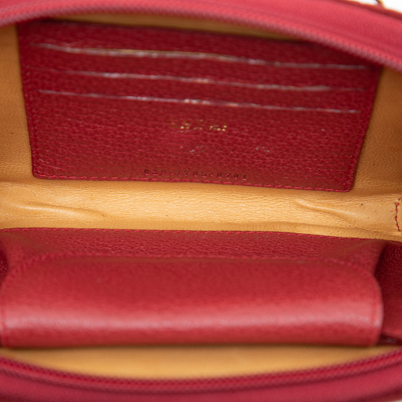 Mini Suede Bamboo Satchel - Image 4