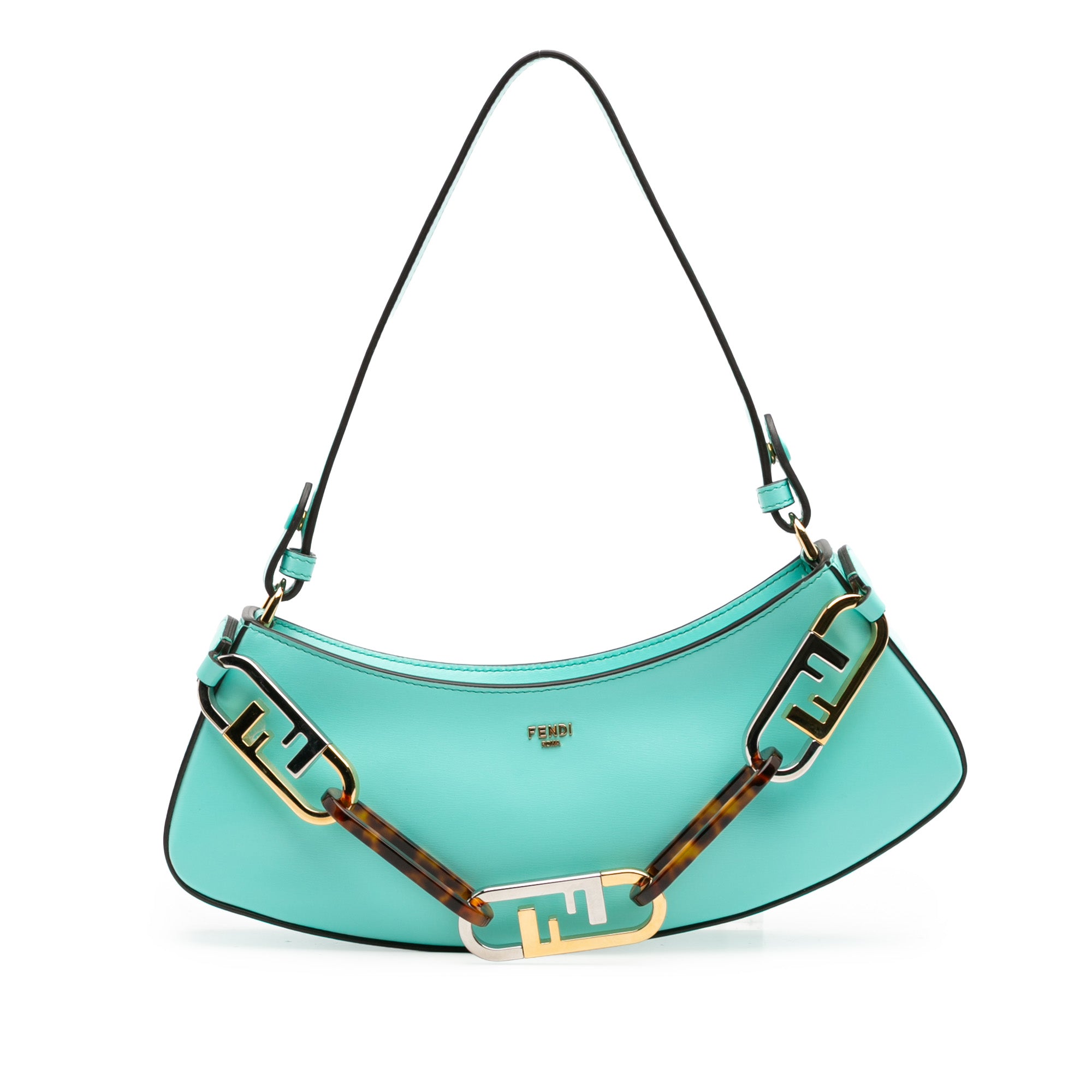 Leather OLock Swing Satchel - Image 1