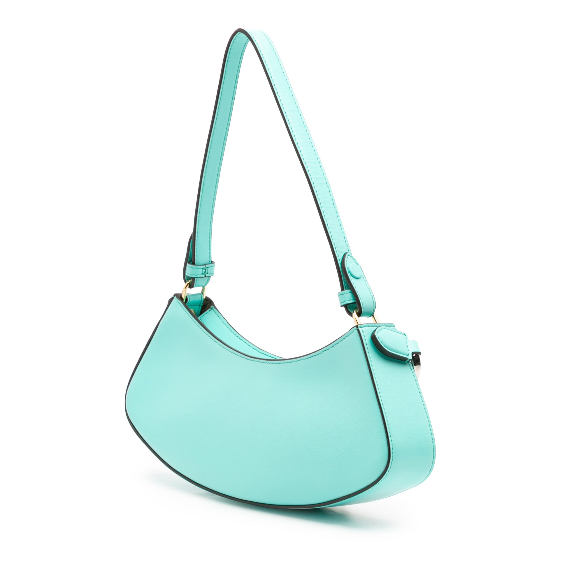 Leather OLock Swing Satchel - Image 2