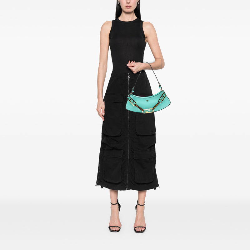 Leather OLock Swing Satchel - Image 8