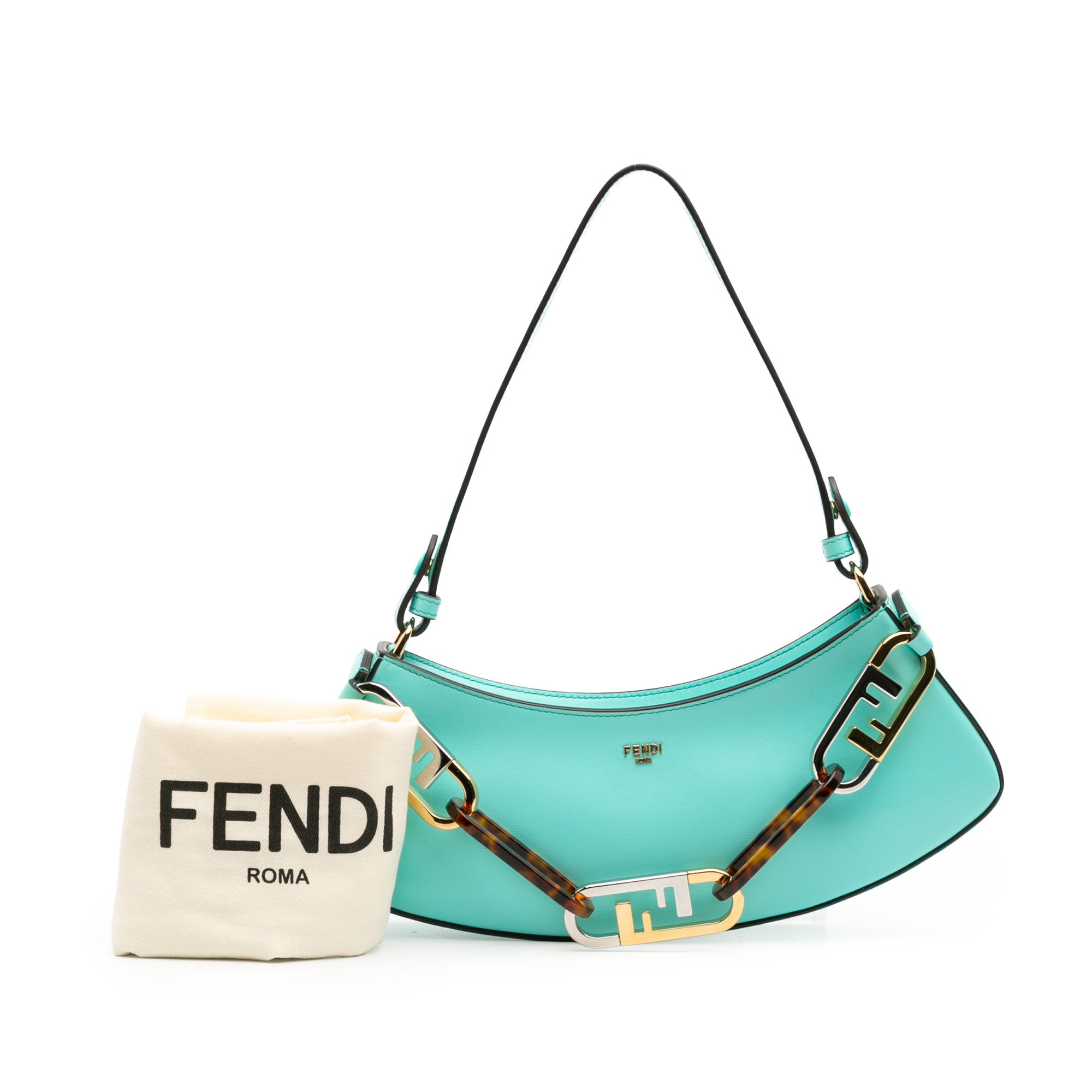 Leather OLock Swing Satchel - Image 9