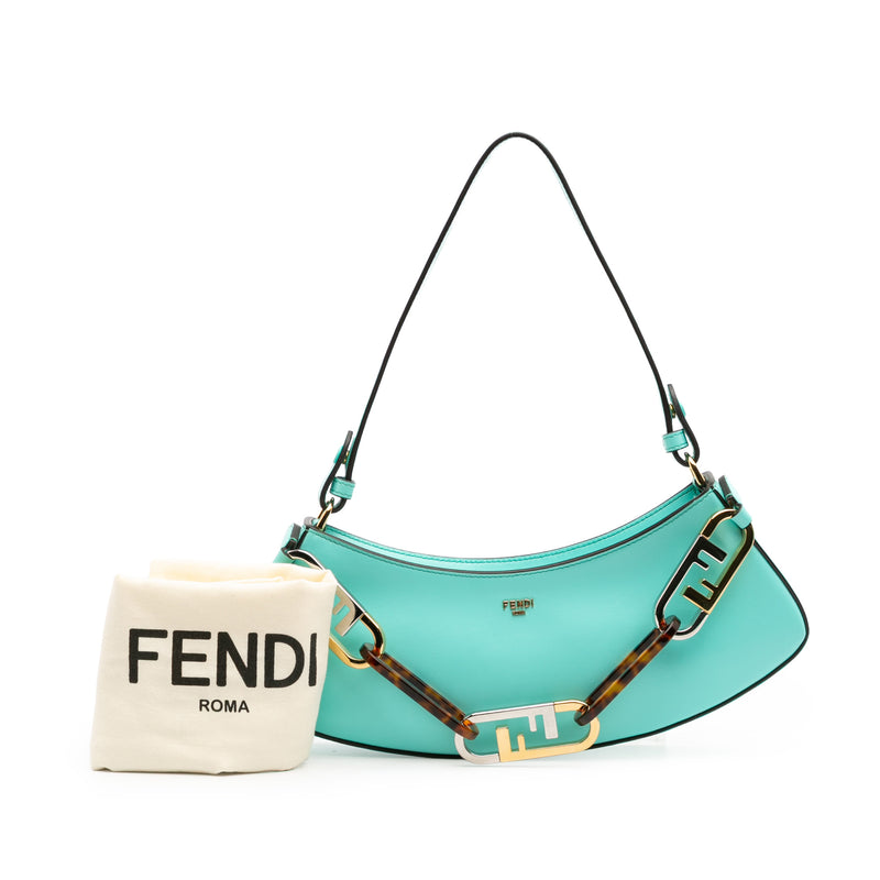 Leather OLock Swing Satchel - Image 9