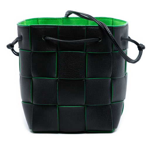 Small Nappa Maxi Intrecciato Cassette Bucket Bag - Image 1