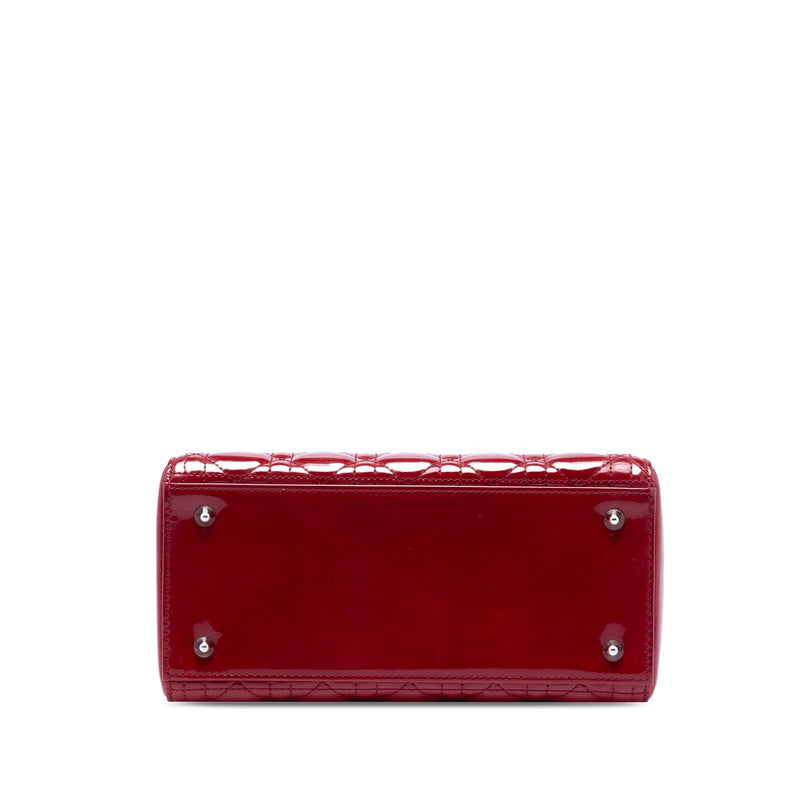 Medium Patent Cannage Lady Dior - Image 3