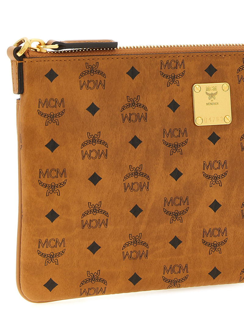 Mcm Aren Clutch — Brown