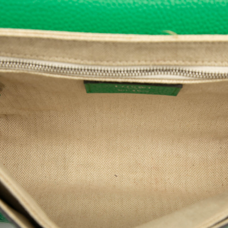Pebbled Calfskin Anagram Flap Crossbody - Image 4
